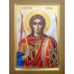Рукописная икона Архангел Михаил